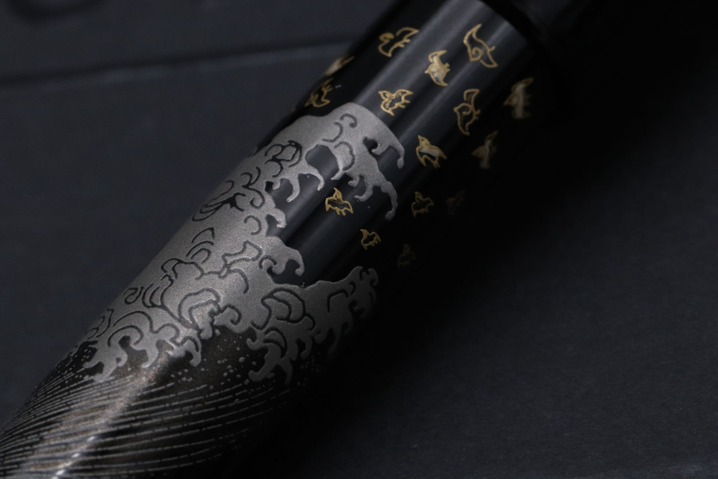 Namiki Tradition Mount Fuji and Wave Fountain Pen - UNUSED