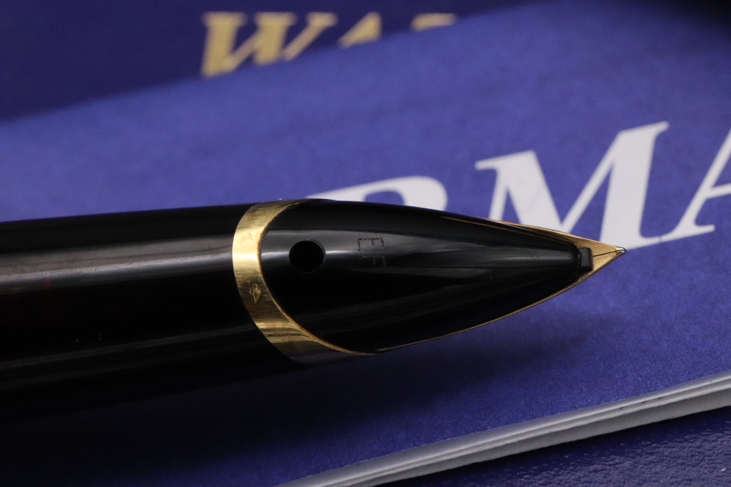 Waterman Edson Ruby Red Fountain Pen - EF Nib