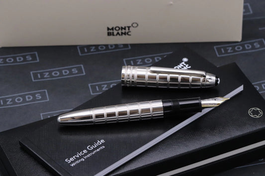 Montblanc Meisterstuck 146 LeGrand Platinum Facet Fountain Pen - UNUSED image 1