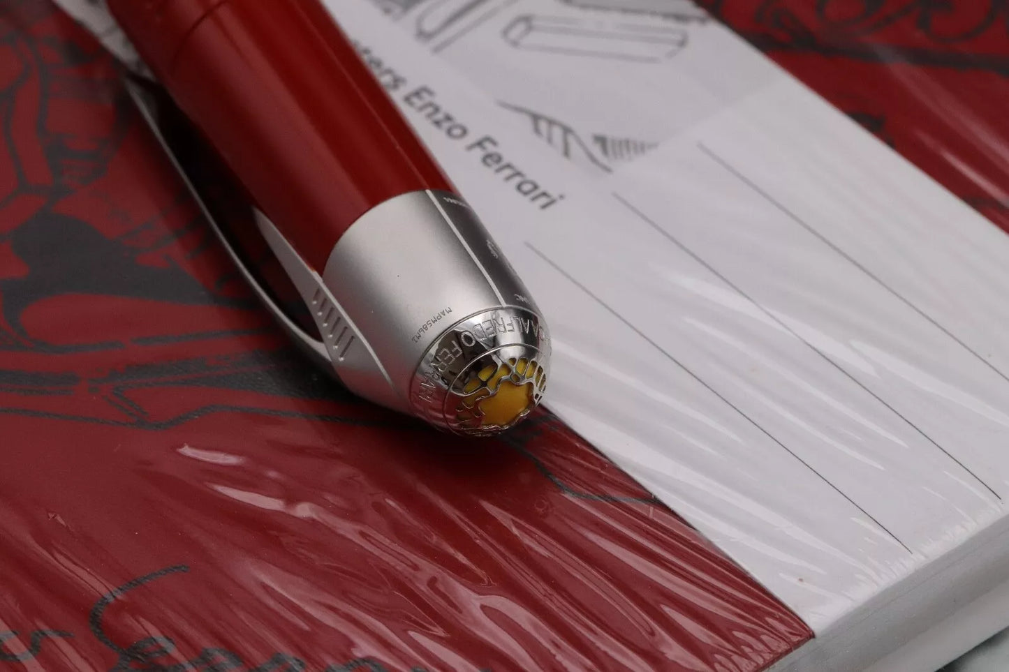 Montblanc Great Characters Enzo Ferrari SE Rollerball Pen and Notebook image 7
