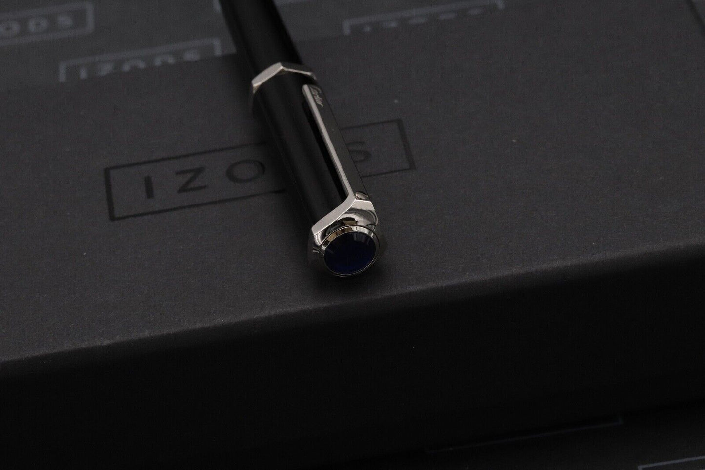 Cartier Santos-Dumont Black Platinum Rollerball Pen image 4