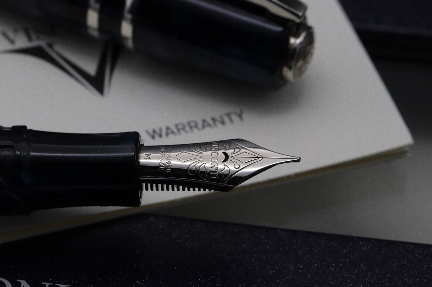Visconti Homo Sapiens Midnight in Florence LE Fountain Pen - 23kt Medium image 2