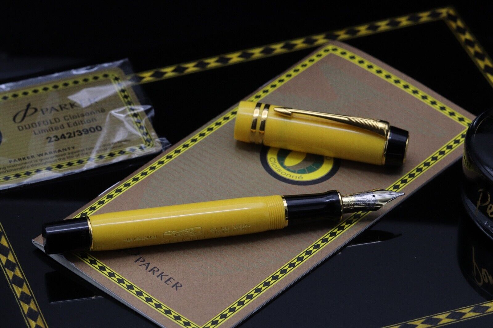 Parker Duofold Centennial Cloisonne Limited Edition Fountain Pen image 1