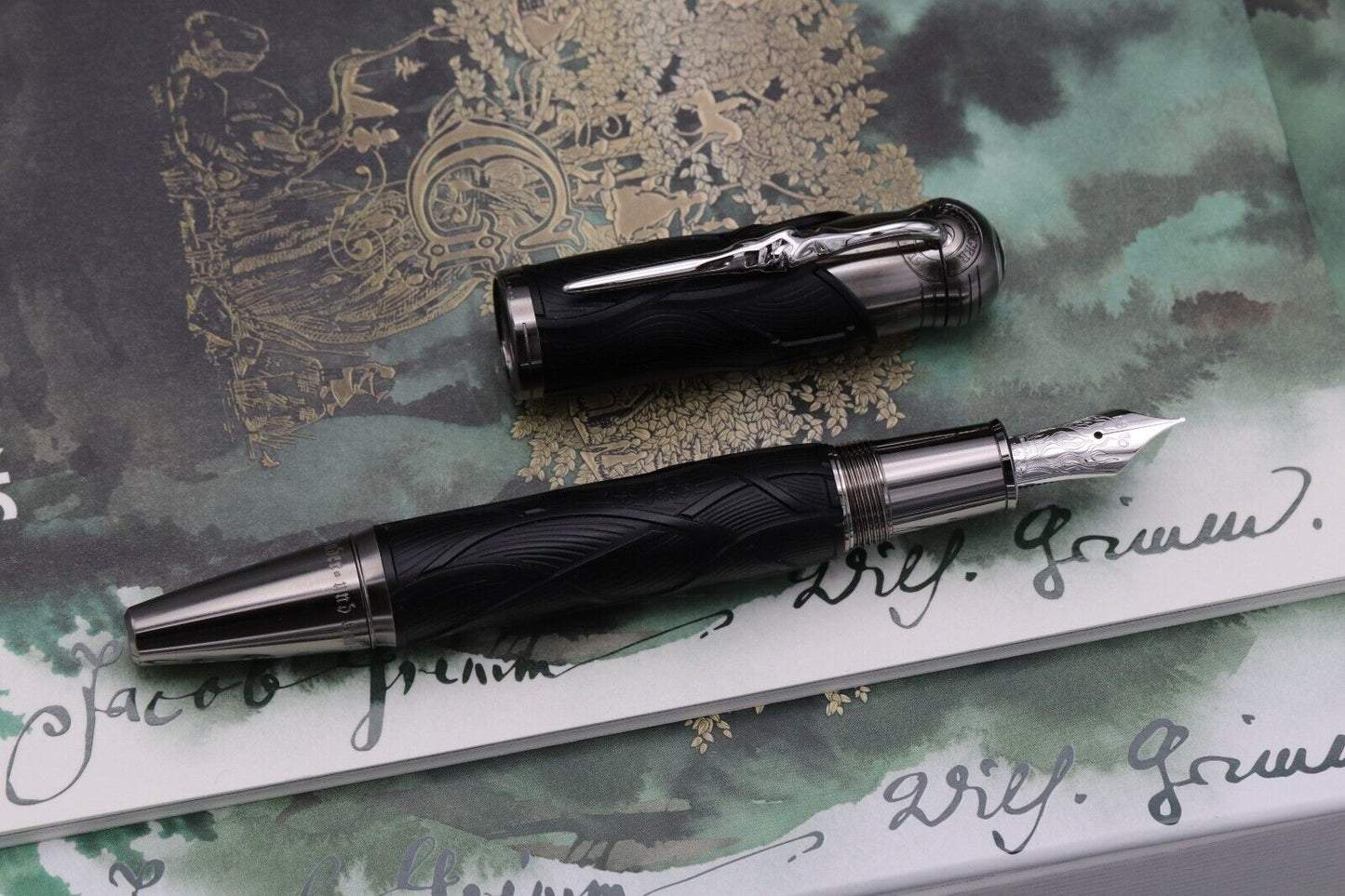 Montblanc Writers Edition Homage to Brothers Grimm Fountain Pen - EF Nib image 2