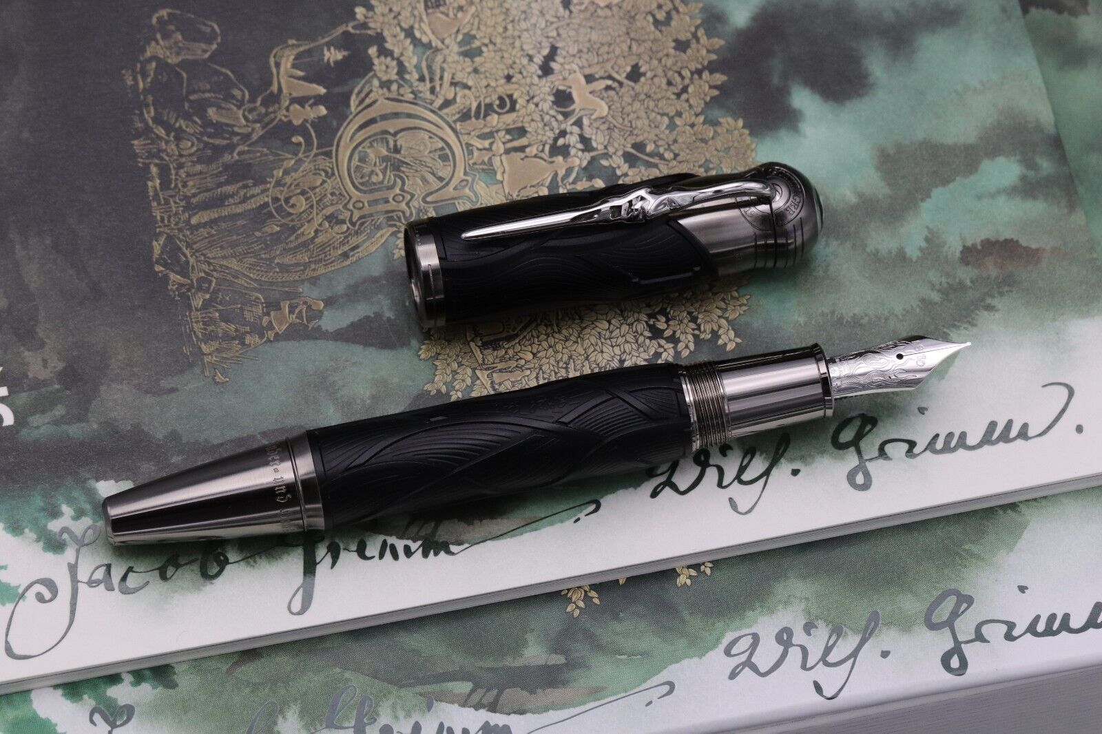 Montblanc Writers Edition Homage to Brothers Grimm Fountain Pen - EF Nib image 2