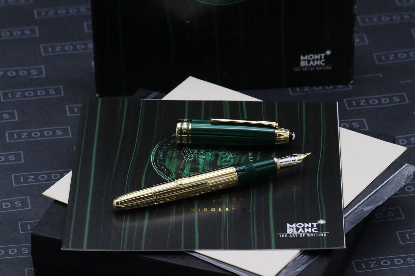 Montblanc Meisterstuck 146 LeGrand Czar Nikolai I Vermeil Fountain Pen - UNUSED image 0