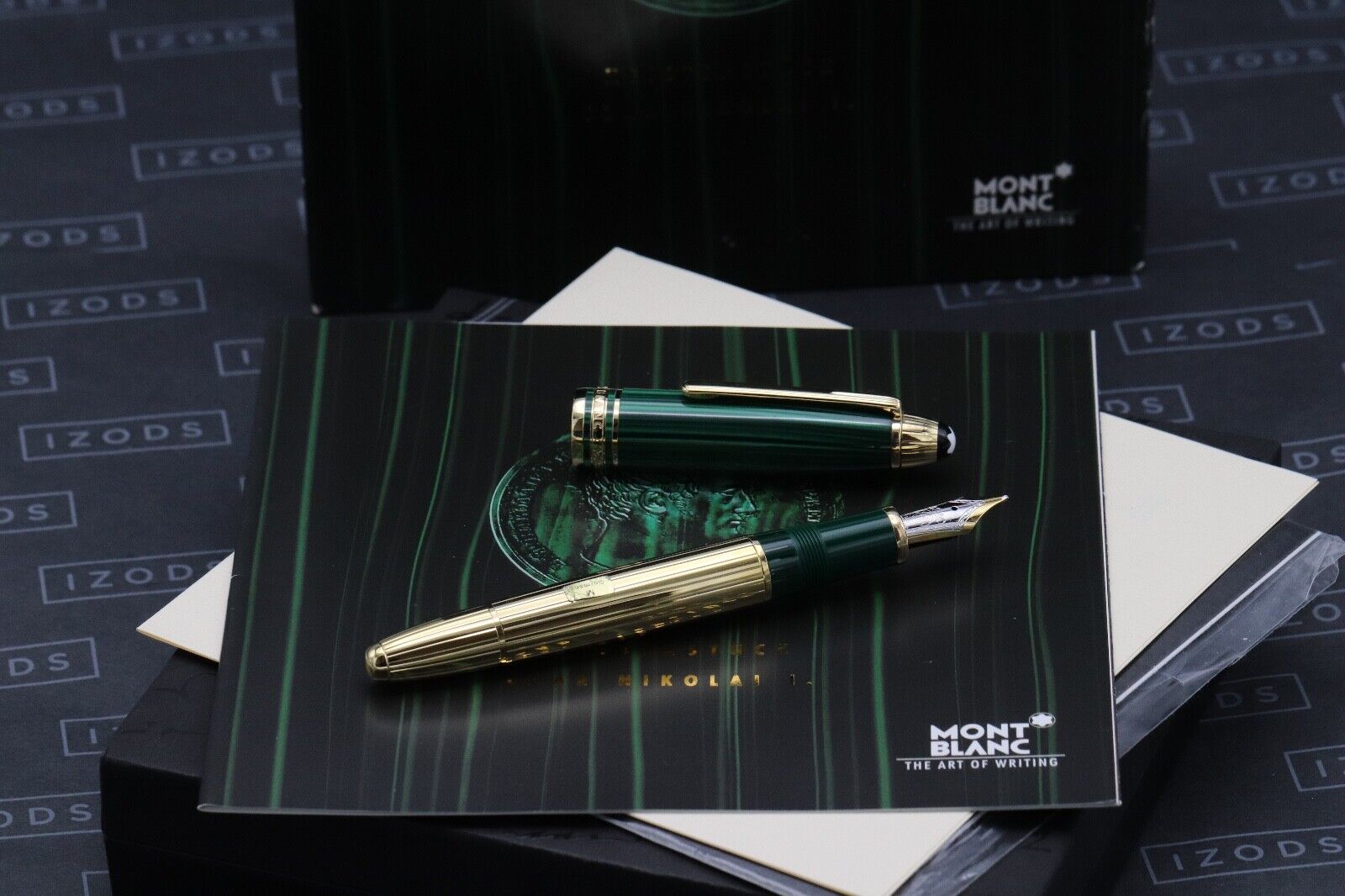 Montblanc Meisterstuck 146 LeGrand Czar Nikolai I Vermeil Fountain Pen - UNUSED image 0