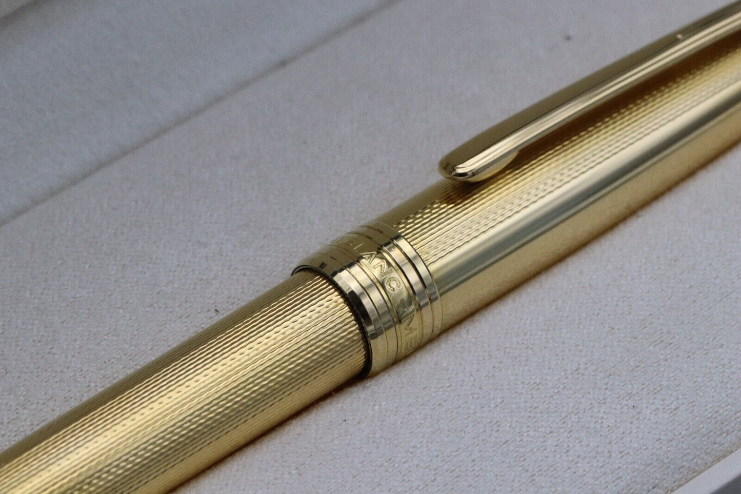 Montblanc Meisterstuck 164 Classique Barley Gold-Plated Ballpoint Pen - 1991-92 image 2