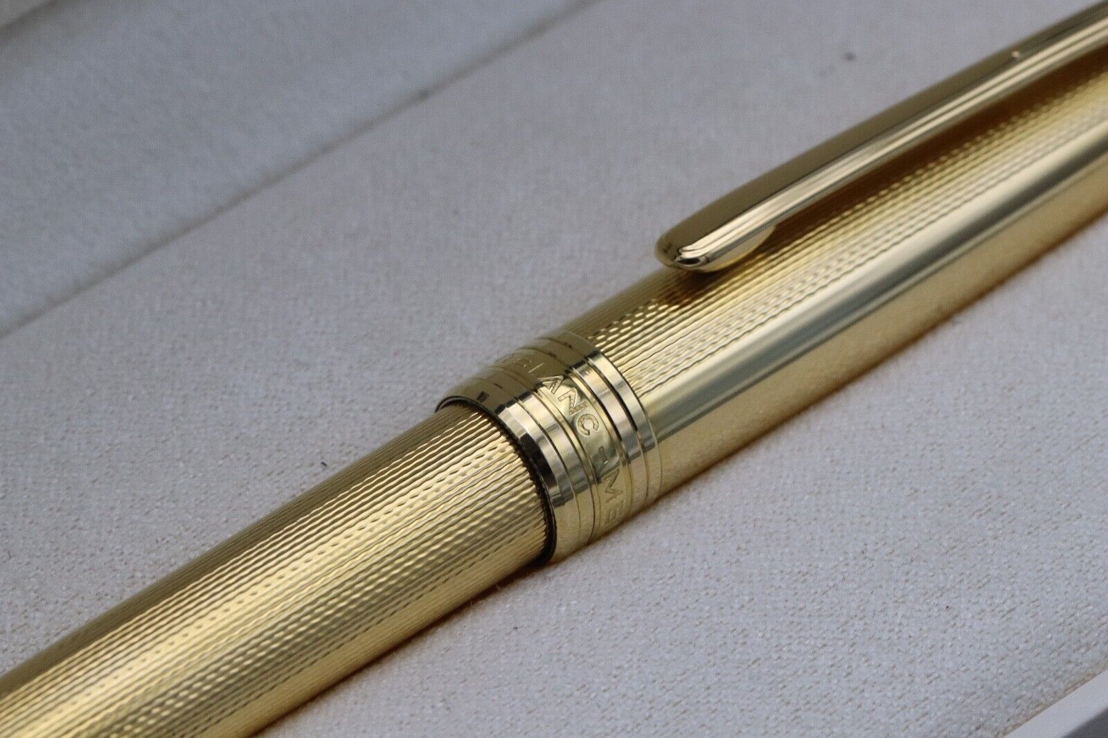 Montblanc Meisterstuck 164 Classique Barley Gold-Plated Ballpoint Pen - 1991-92 image 2