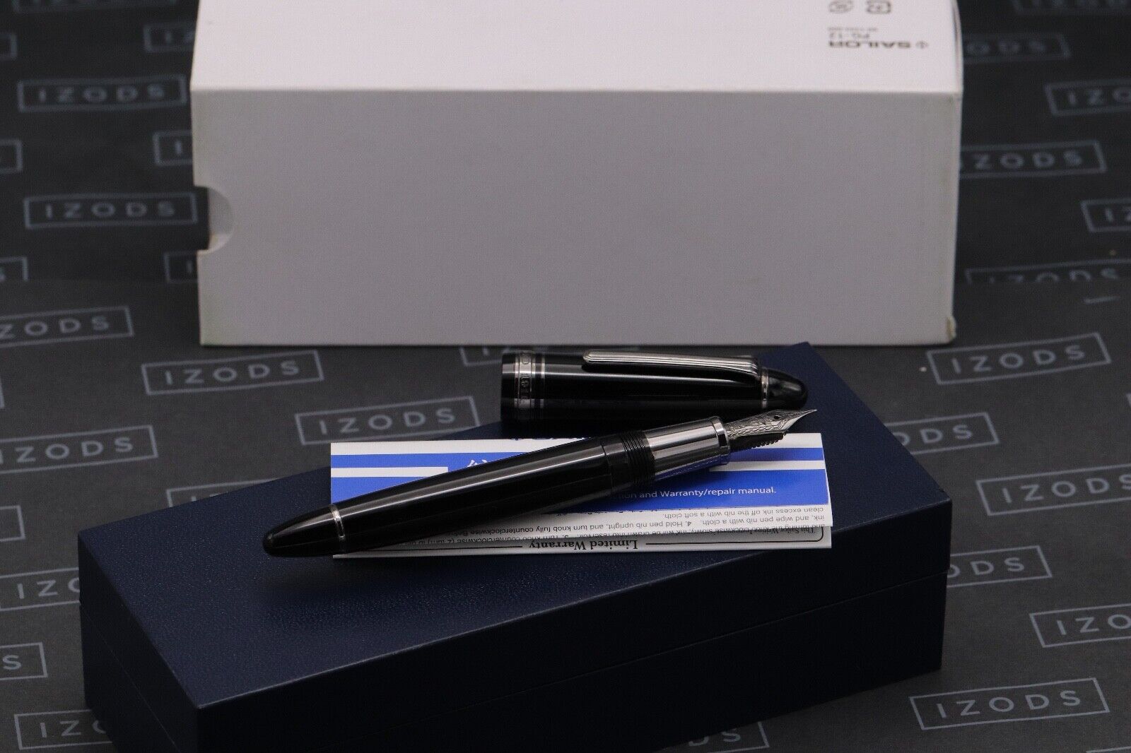 Sailor 1911L Black Luster Fountain Pen image 0