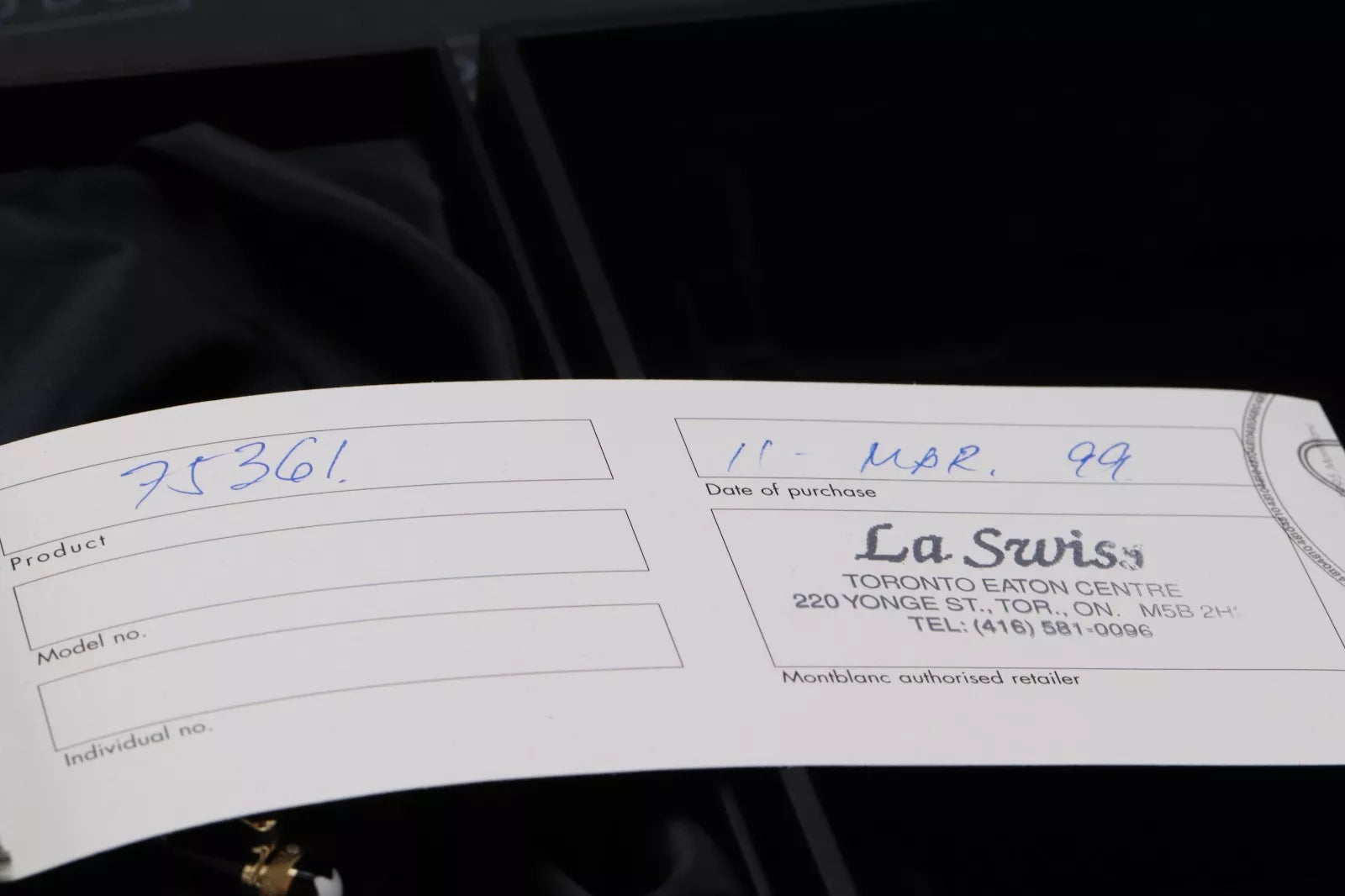 Montblanc Meisterstück 163 Classique 75th Anniversary Rollerball Pen - UNUSED image 7