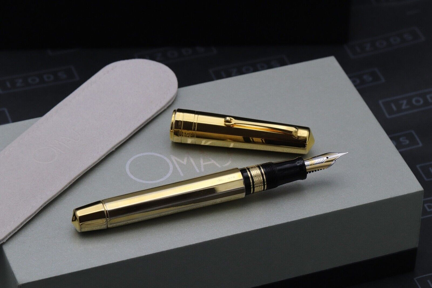 Omas Paragon Sterling Silver Vermeil Fountain Pen image 1