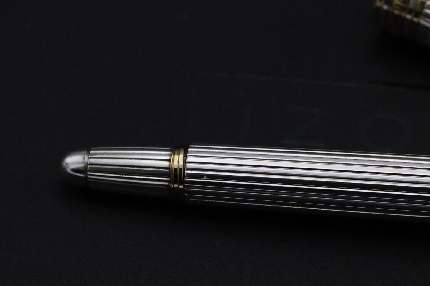Montblanc Meisterstück 114 Mozart AG925 Solitaire Pinstripe Fountain Pen image 3