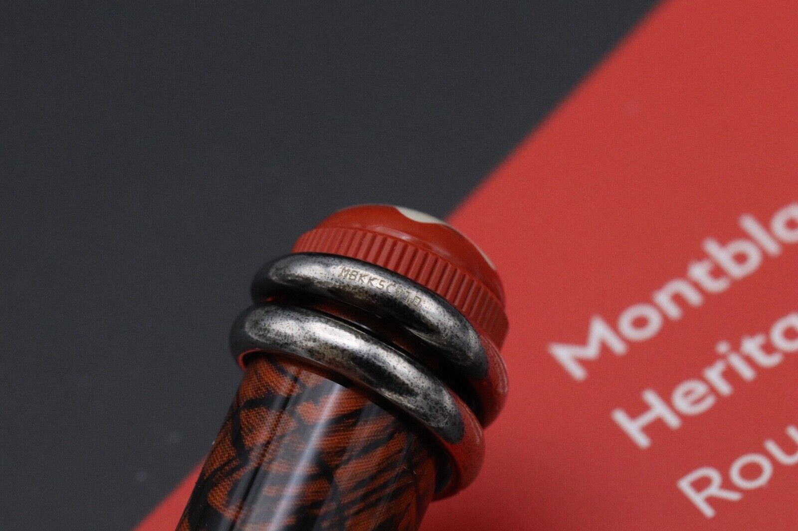 Montblanc Heritage Serpent Marble Ballpoint Pen - UNUSED image 3