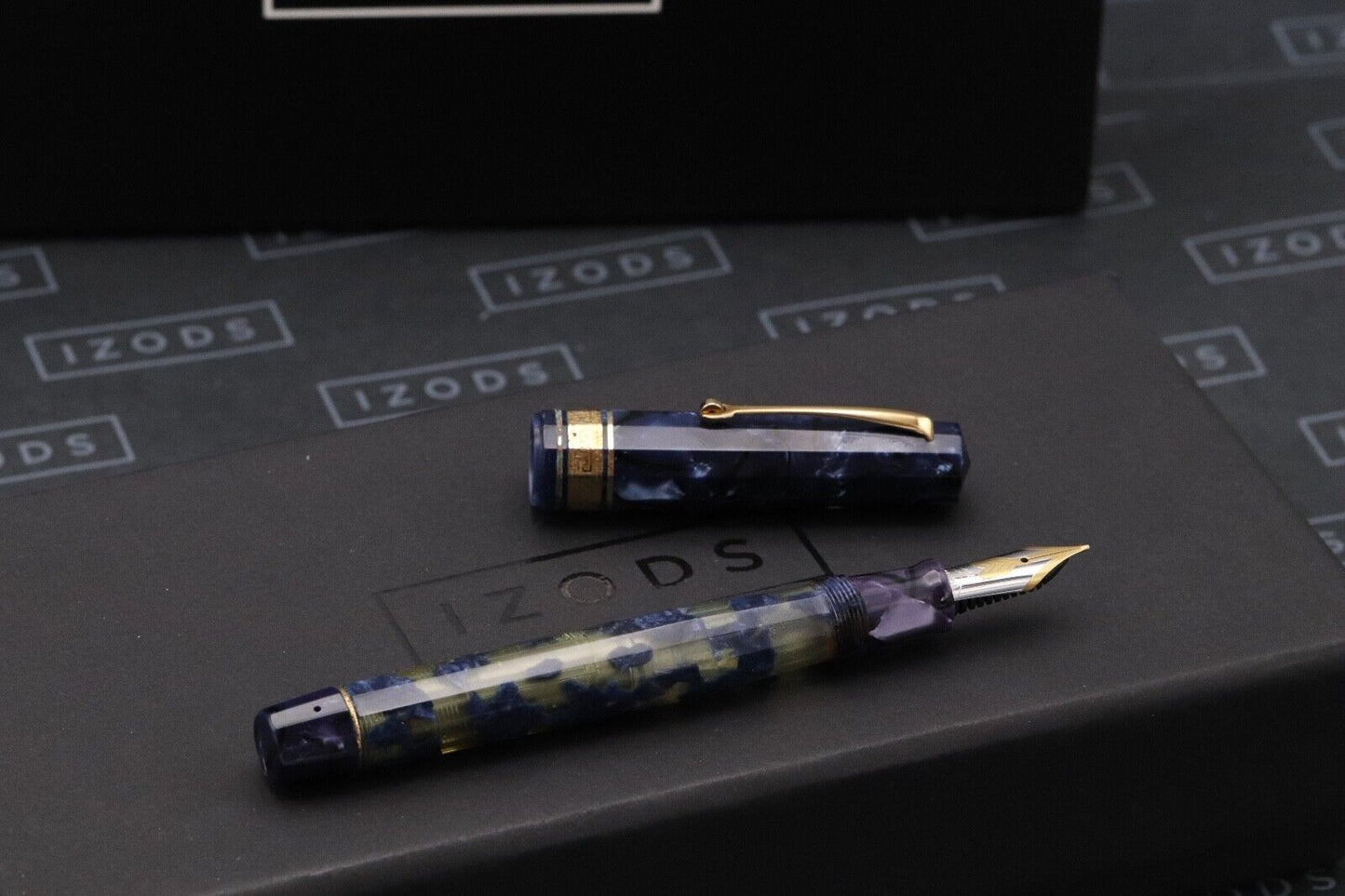 Omas Extra Paragon Lucens Blue Royale Celluloid LE Fountain Pen image 1