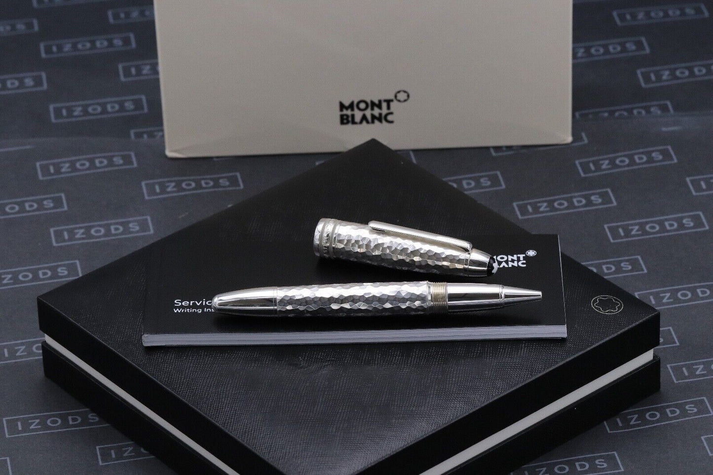 Montblanc Meisterstuck 162 LeGrand Martele Sterling Silver Rollerball Pen image 0