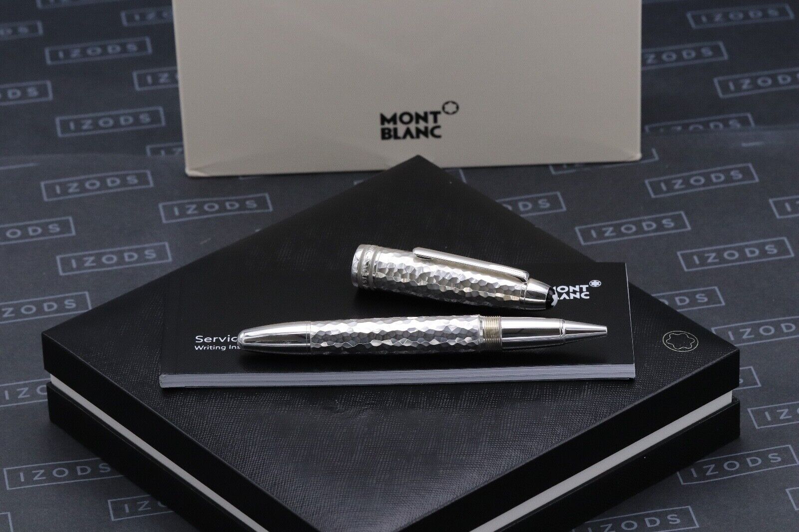 Montblanc Meisterstuck 162 LeGrand Martele Sterling Silver Rollerball Pen image 0