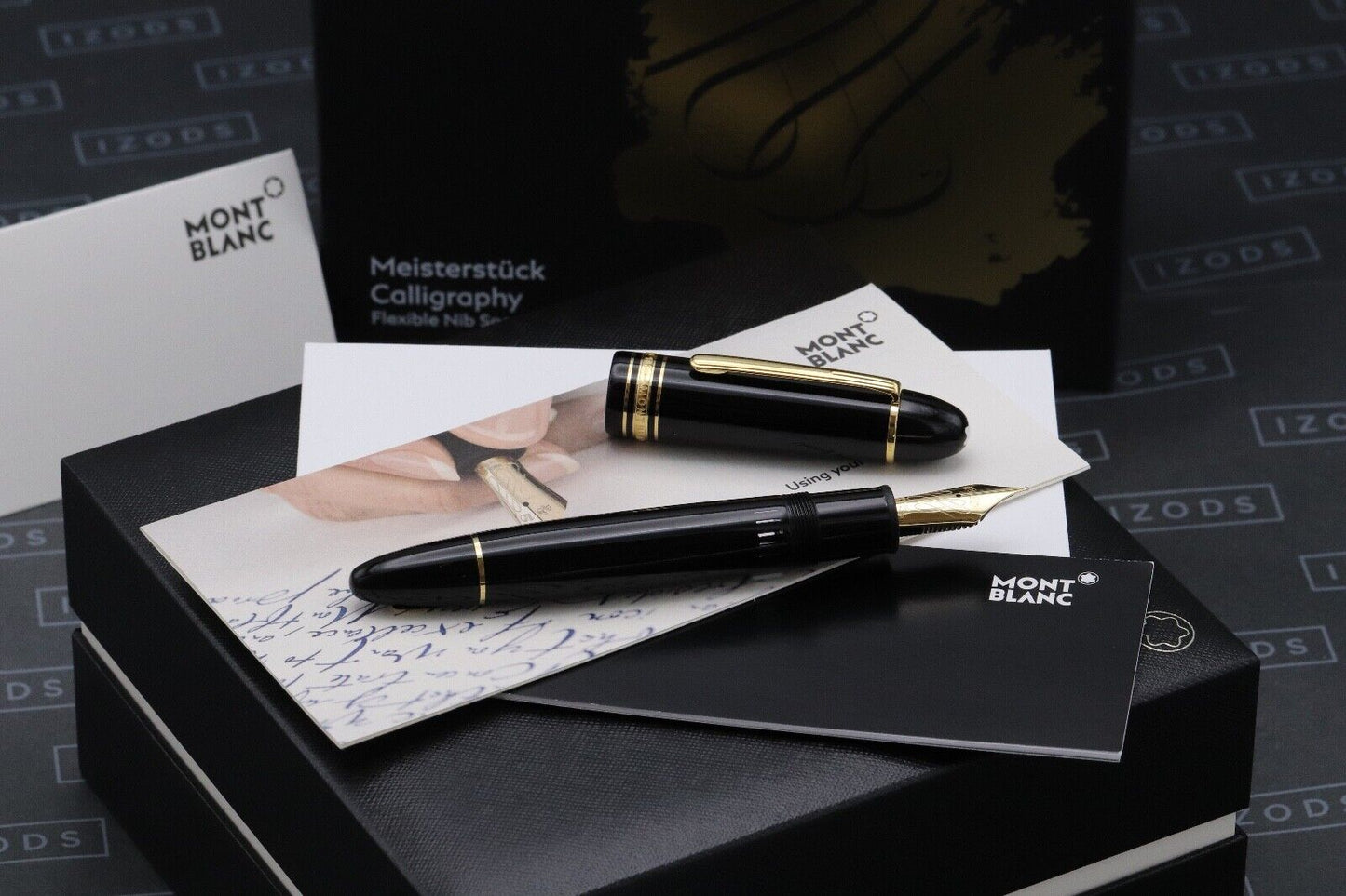 Montblanc Meisterstuck 149 Calligraphy Flex Fountain Pen - UNUSED image 0