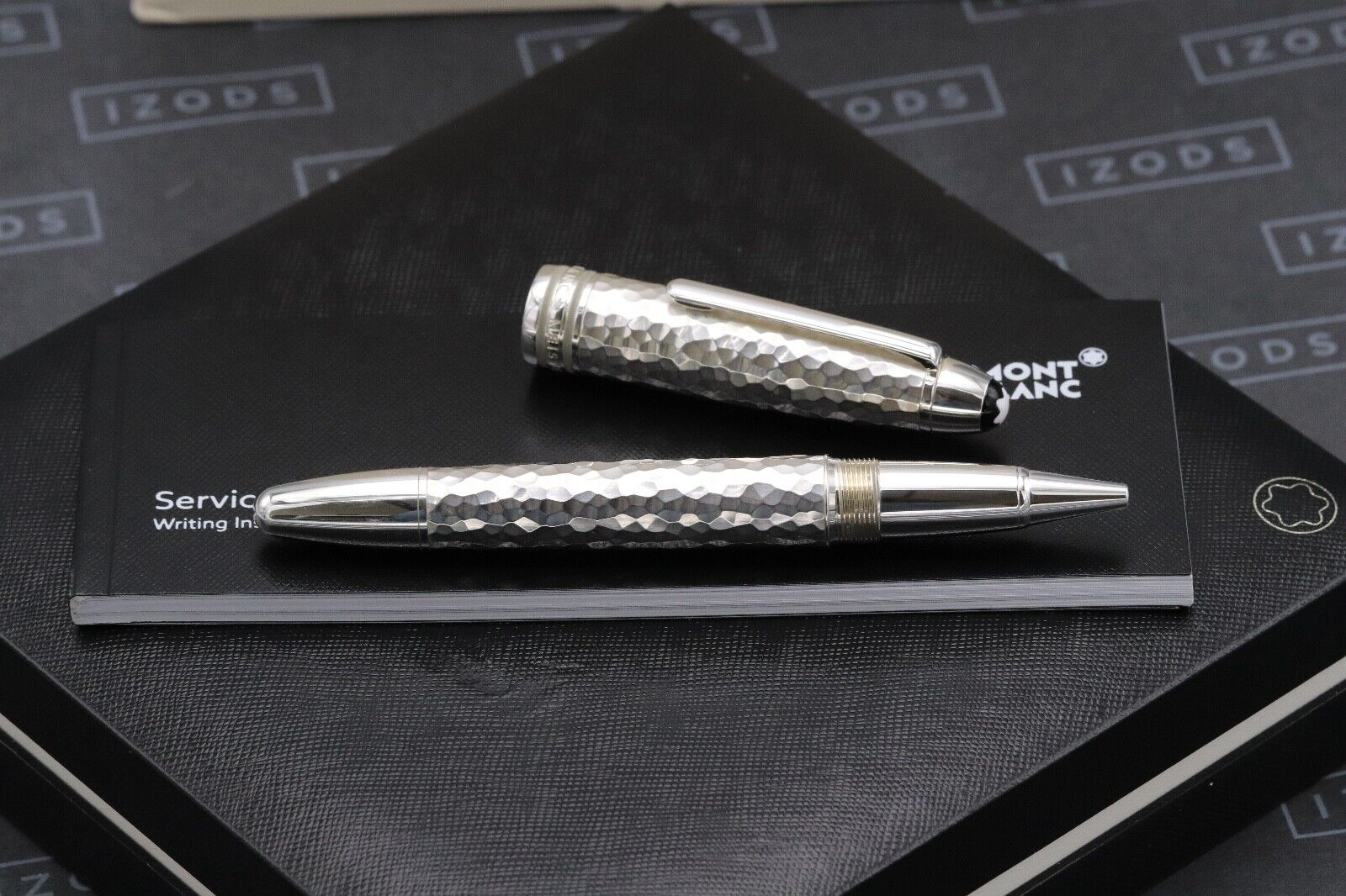 Montblanc Meisterstuck 162 LeGrand Martele Sterling Silver Rollerball Pen image 1