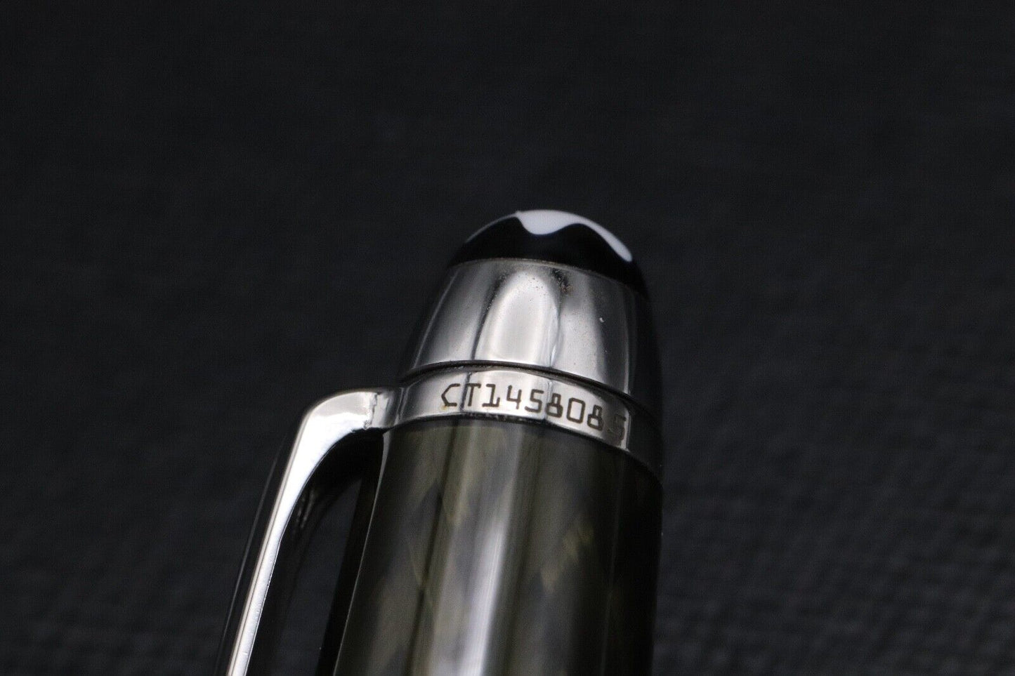 Montblanc Meisterstuck 163 Classique Carbon Steel Rollerball Pen image 4