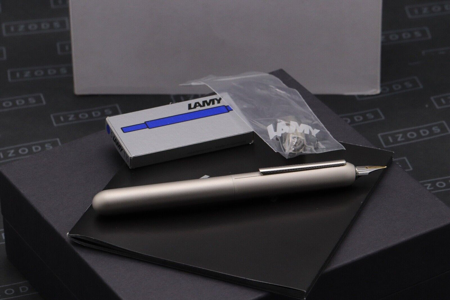 Lamy Dialog 3 Palladium Fountain Pen - Broad Nib image 0