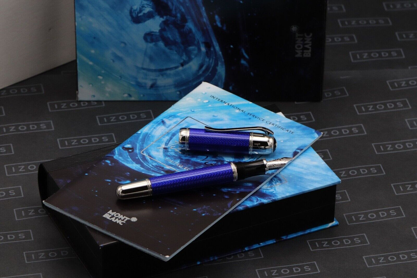 Montblanc Writers Edition Jules Verne Fountain Pen - Broad Nib image 0