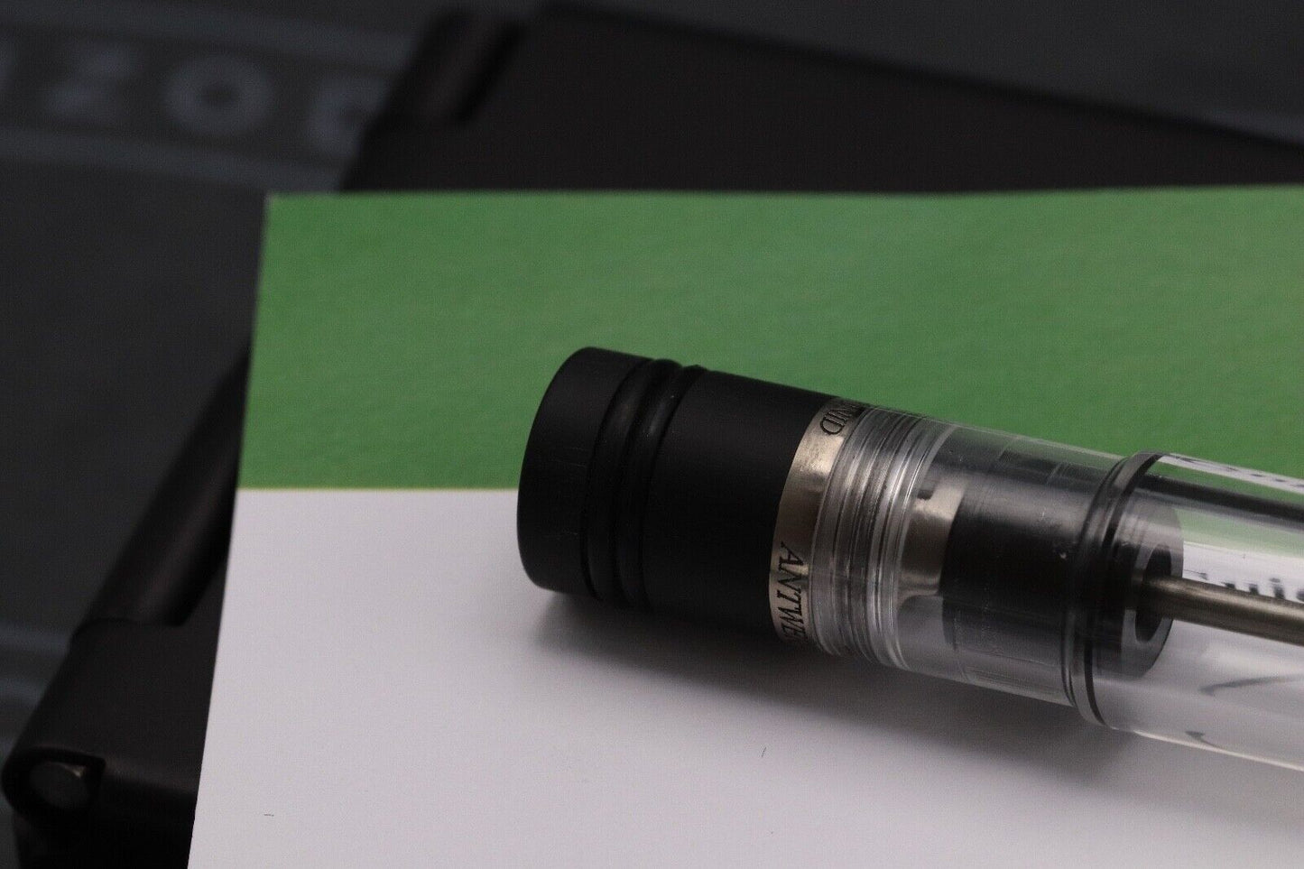 Conid Bulkfiller Regular Demonstrator Titanium Fountain Pen - #6 Ti Fine Nib image 4