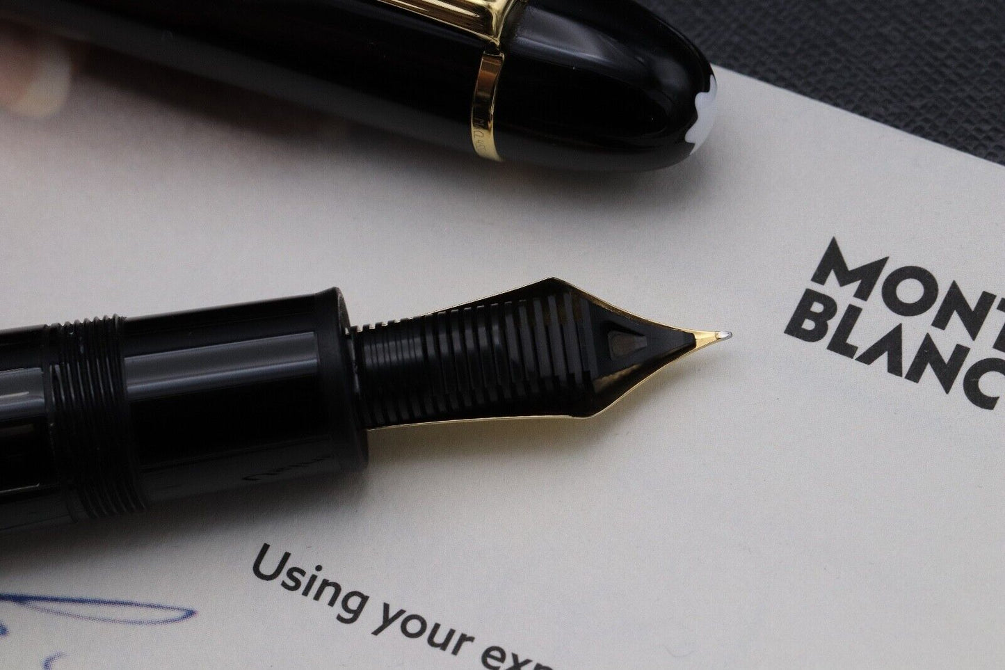 Montblanc Meisterstuck 149 Calligraphy Flex Fountain Pen image 3
