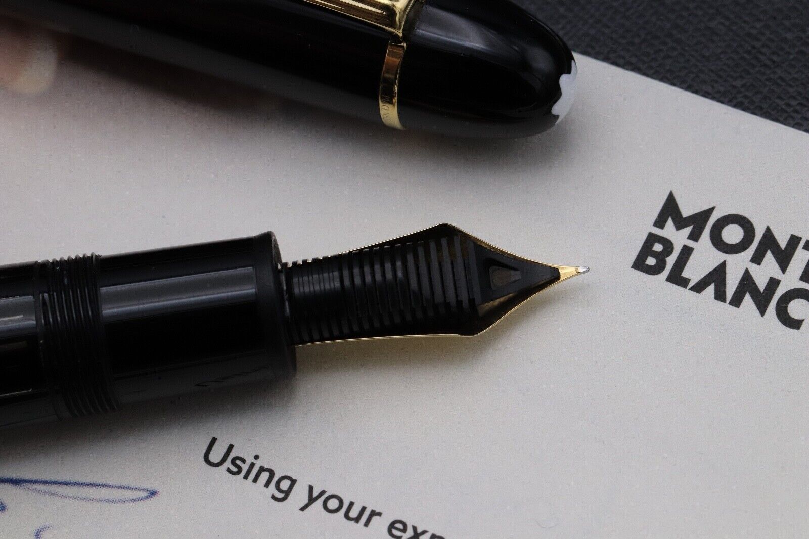 Montblanc Meisterstuck 149 Calligraphy Flex Fountain Pen image 3