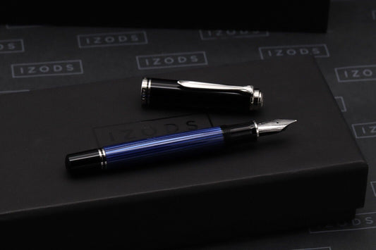 Pelikan Souveran M805 Blue Black Fountain Pen image 1