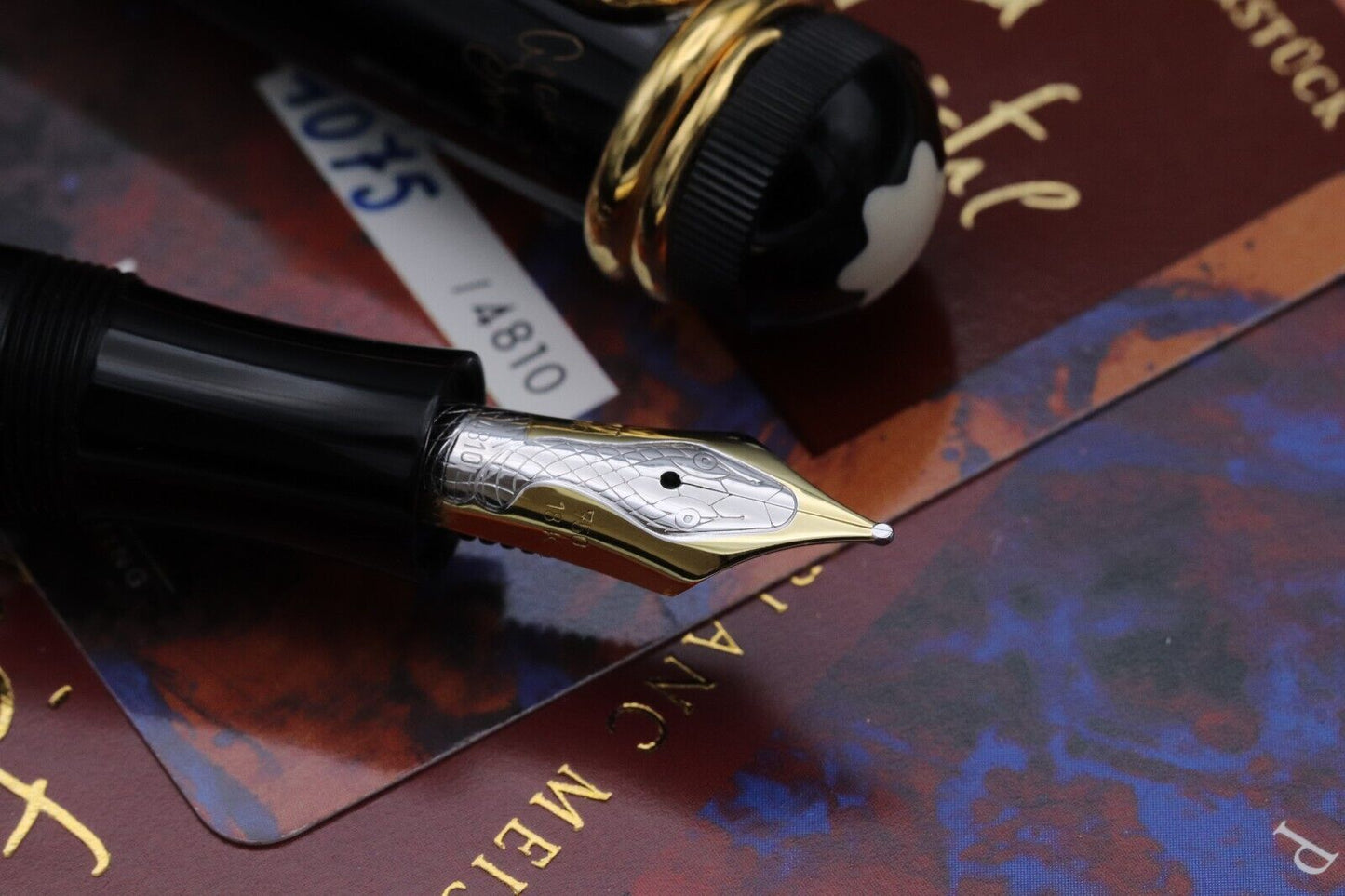 Montblanc Writers Edition Agatha Christie Vermeil Fountain Pen - DIPPED image 2
