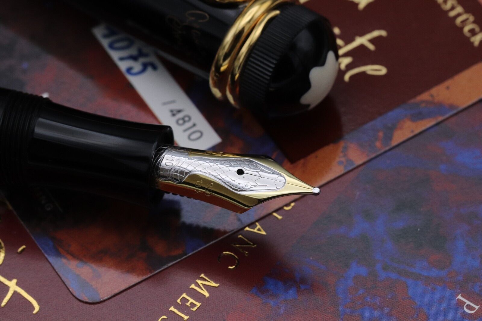 Montblanc Writers Edition Agatha Christie Vermeil Fountain Pen - DIPPED image 2