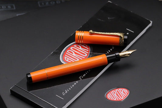 Aurora Internazionale Orange Limited Edition Fountain Pen - Medium Nib image 1