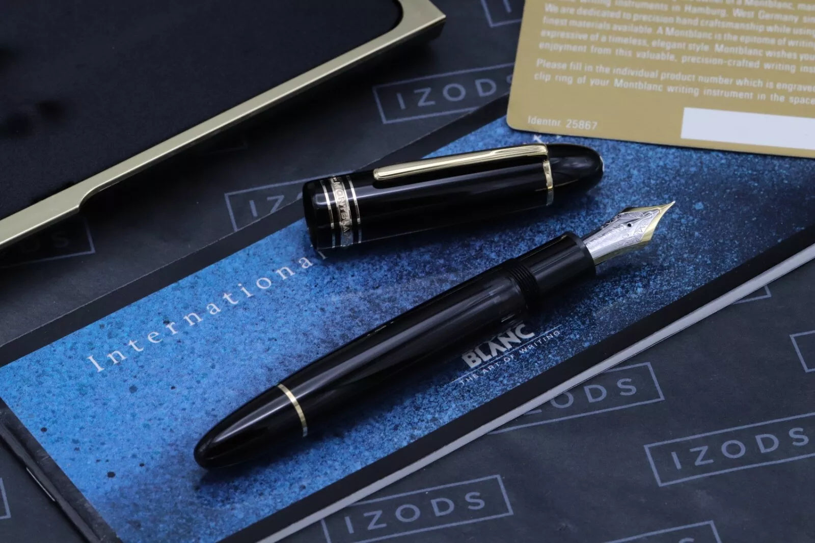Montblanc Meisterstuck 149 Gold Coated Fountain Pen - 1991-92 - EF Nib image 1