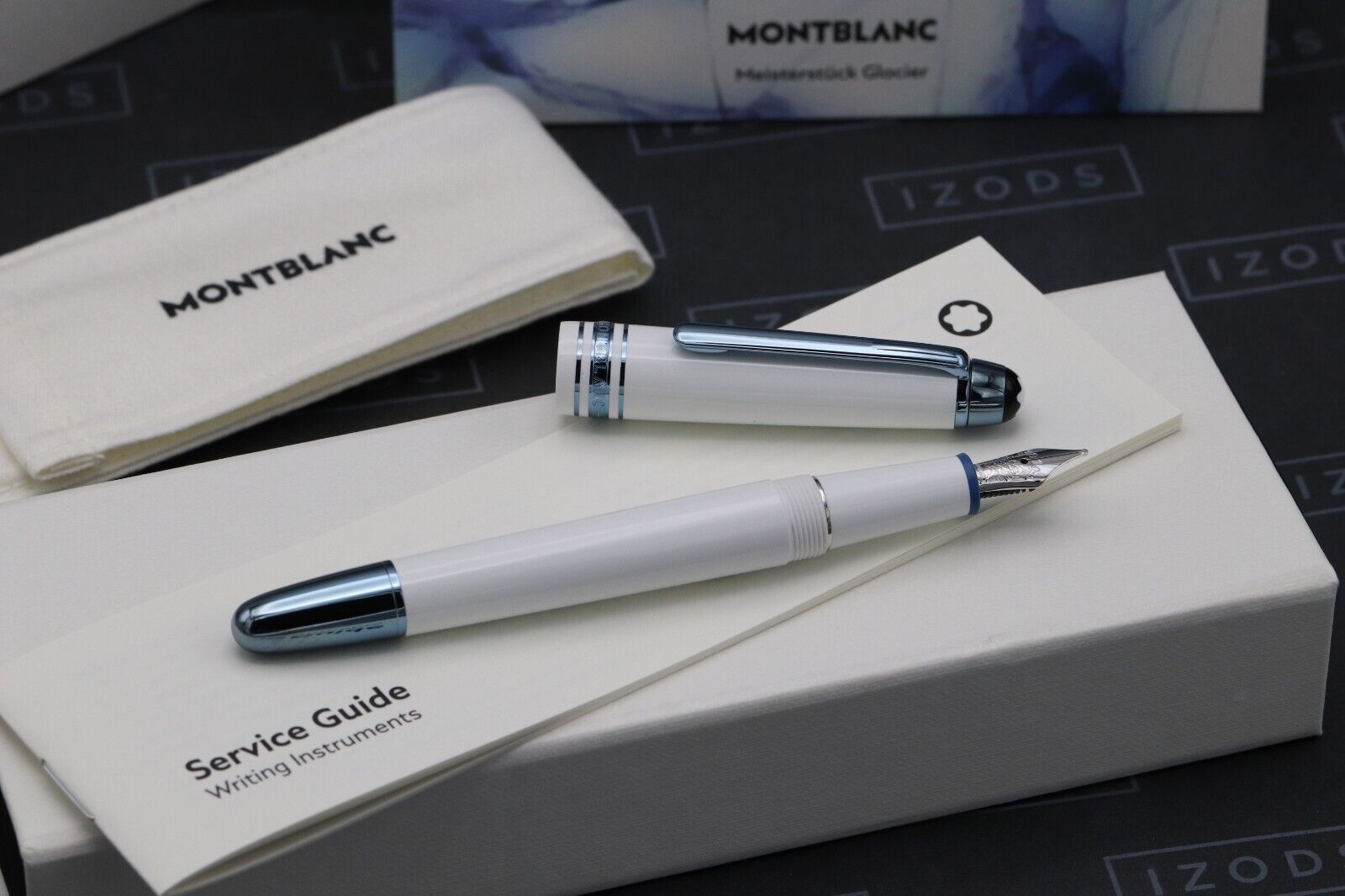 Montblanc Meisterstuck Classique Glacier White Fountain Pen - UNUSED image 1