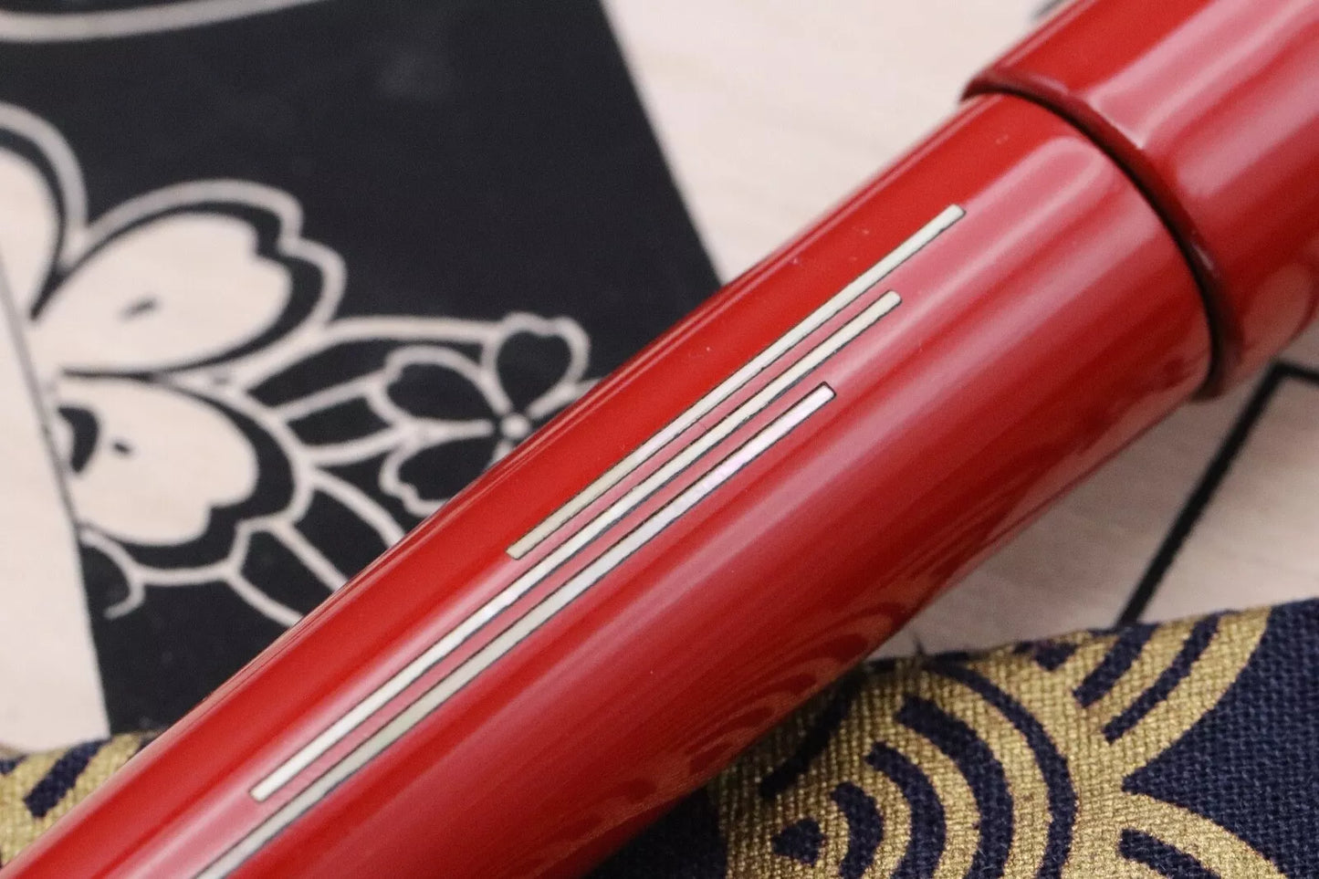 Wancher Dream Pen Zogan Sakura River Fountain Pen - Stub Nib image 5