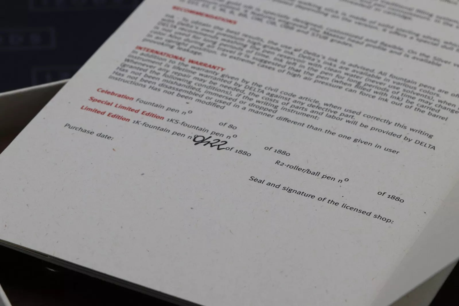 Delta Indigenous People Maasai Silver LE1880 Fountain Pen - UNUSED - Broad Nib image 10