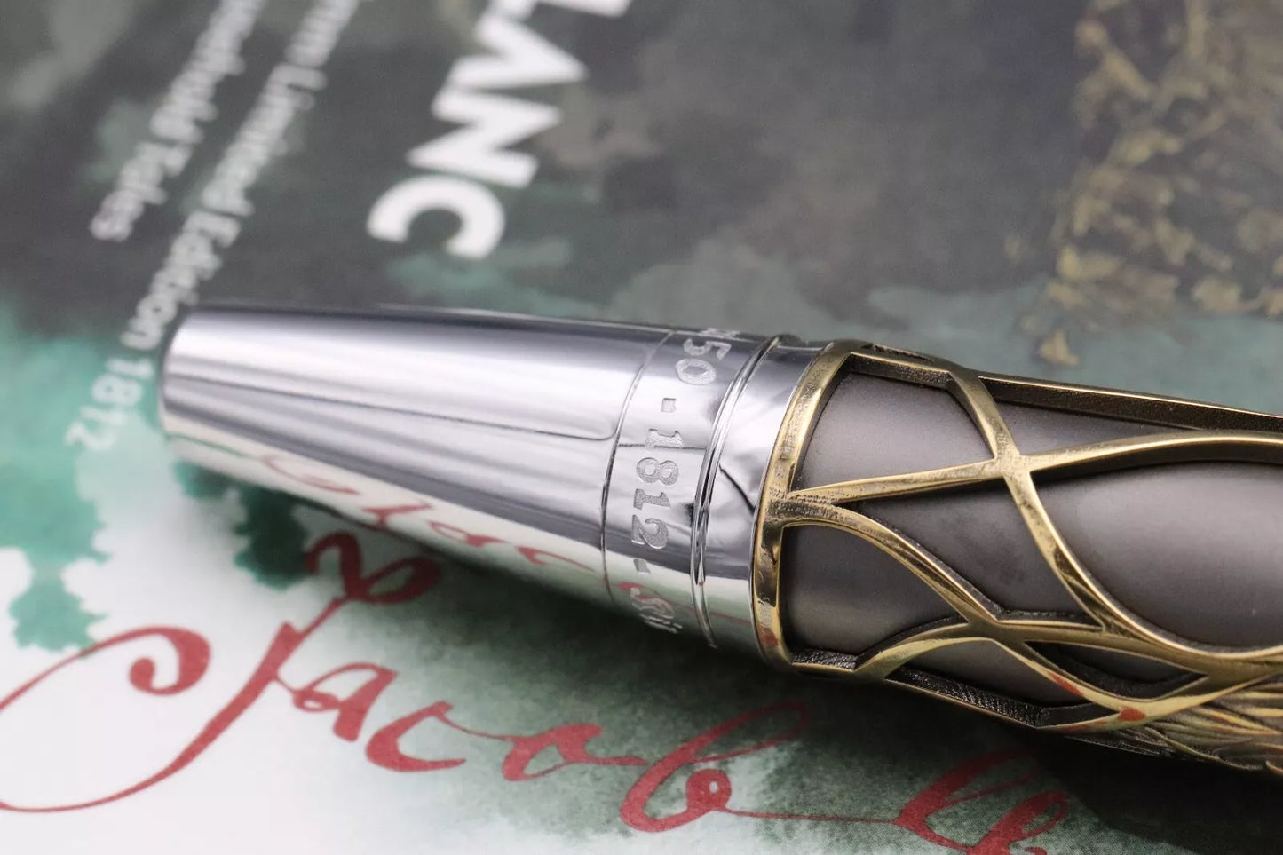 Montblanc Writers Edition Homage to Brothers Grimm 1812 Fountain Pen INKED ONCE image 5