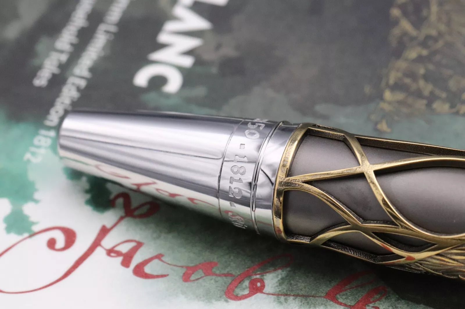 Montblanc Writers Edition Homage to Brothers Grimm 1812 Fountain Pen INKED ONCE image 5