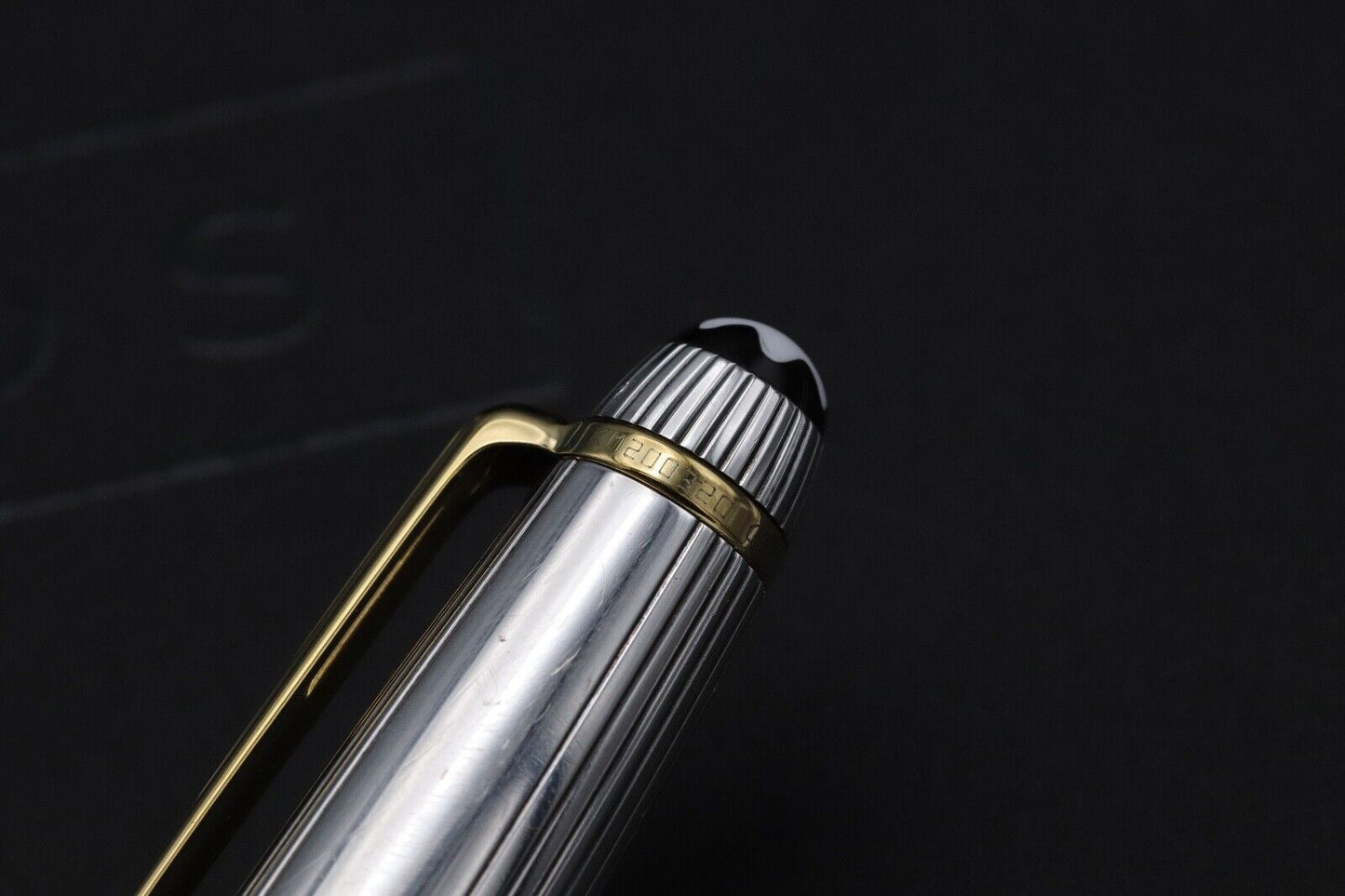 Montblanc Meisterstuck 163 Classique AG925 Pinstripe Rollerball Pen image 6