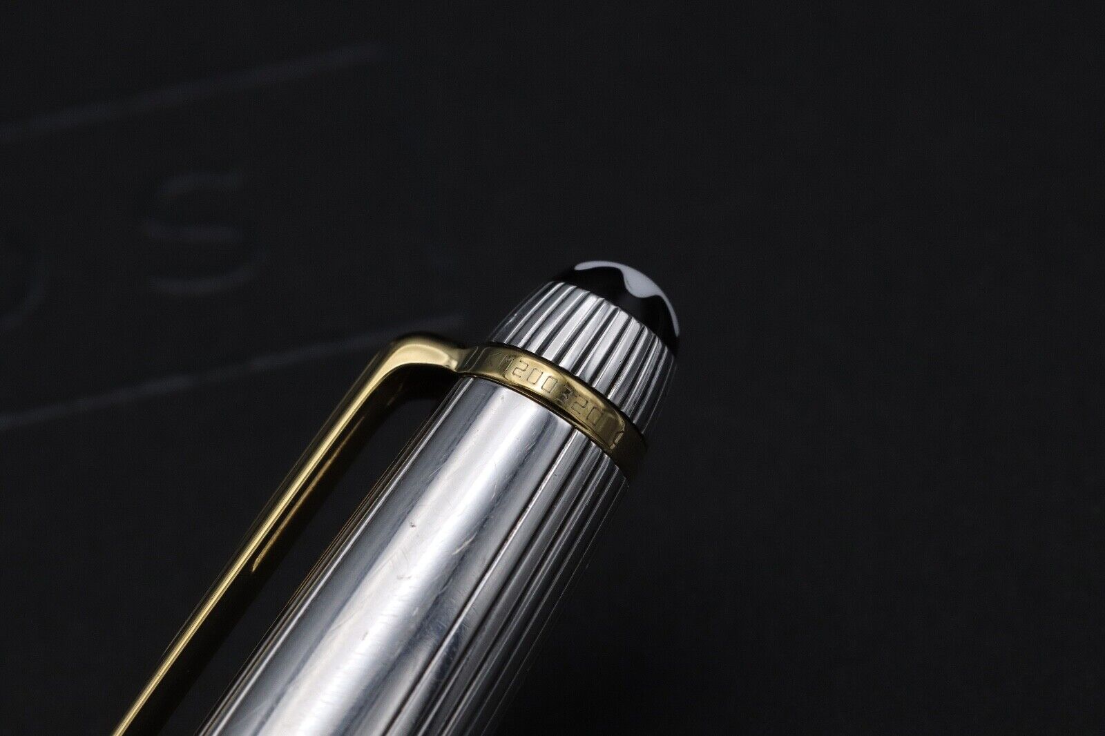 Montblanc Meisterstuck 163 Classique AG925 Pinstripe Rollerball Pen image 6