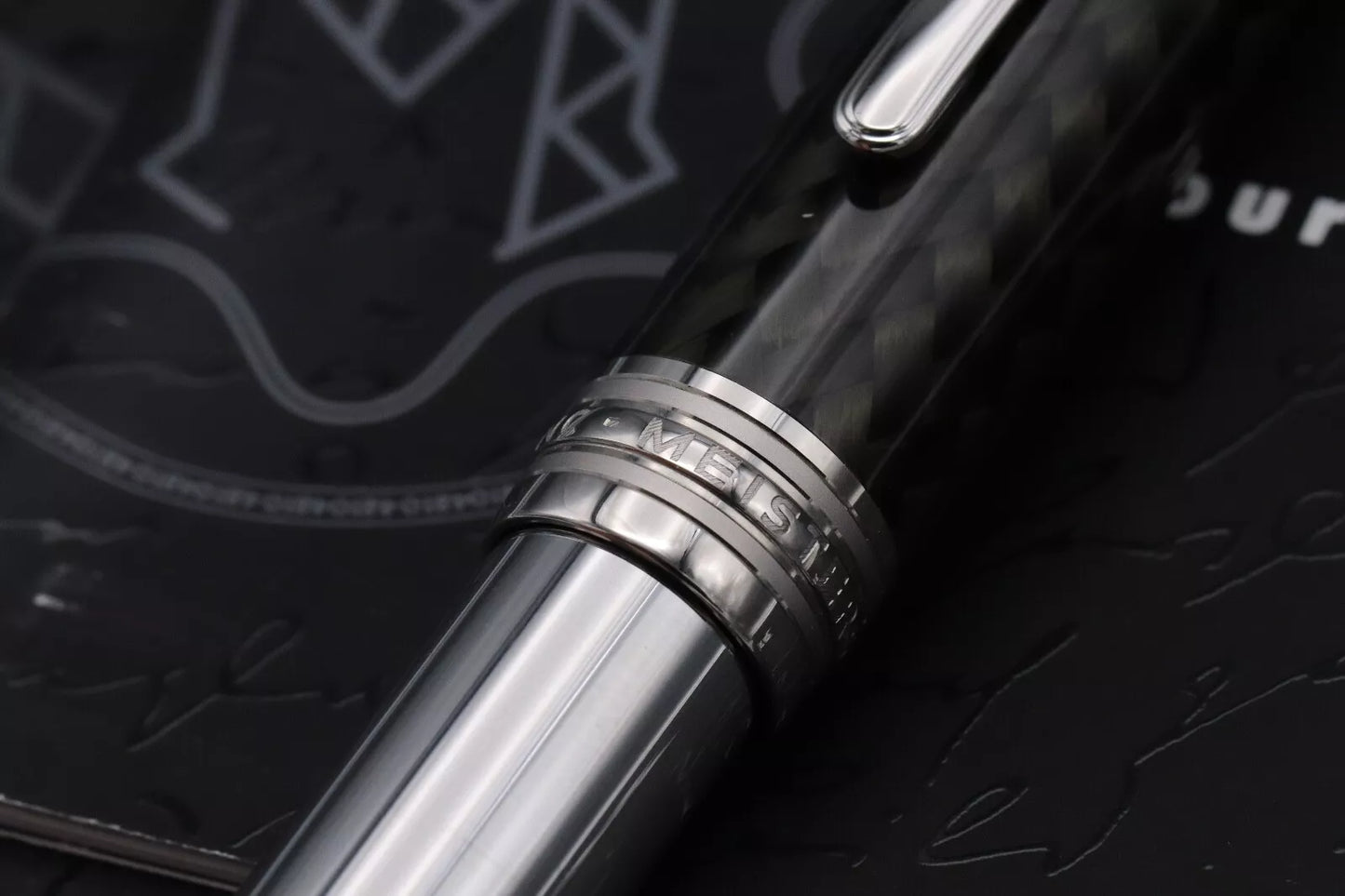 Montblanc Meisterstuck 146 LeGrand Carbon Steel Fountain Pen - OB Nib image 6