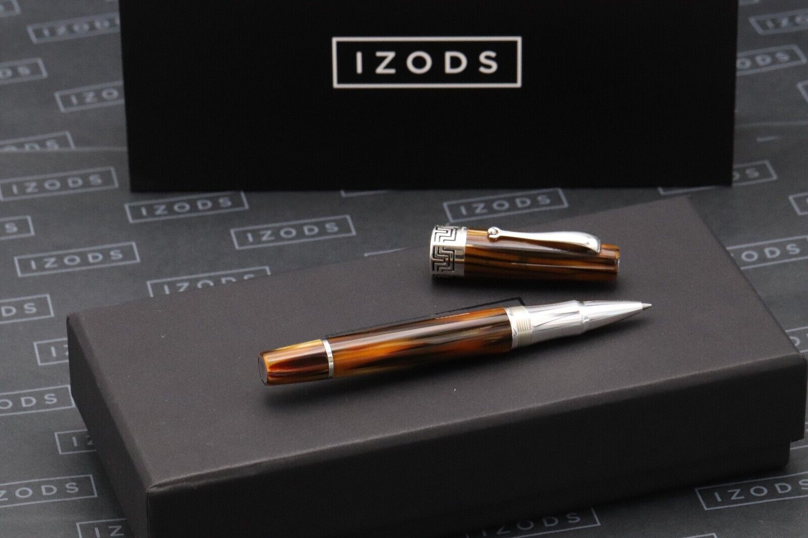 Montegrappa Extra 1930 Turtle Brown Celluloid Rollerball Pen image 0