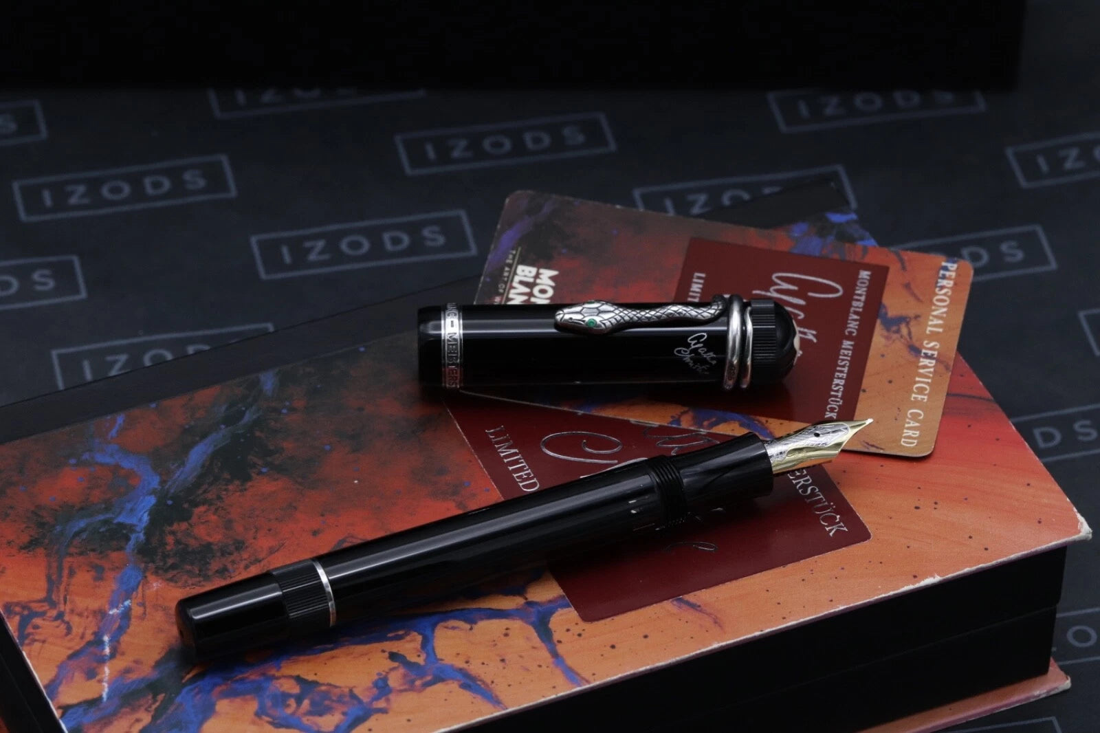 Montblanc Agatha Christie Press 'Emerald Eyes' Fountain Pen - UNUSED image 1