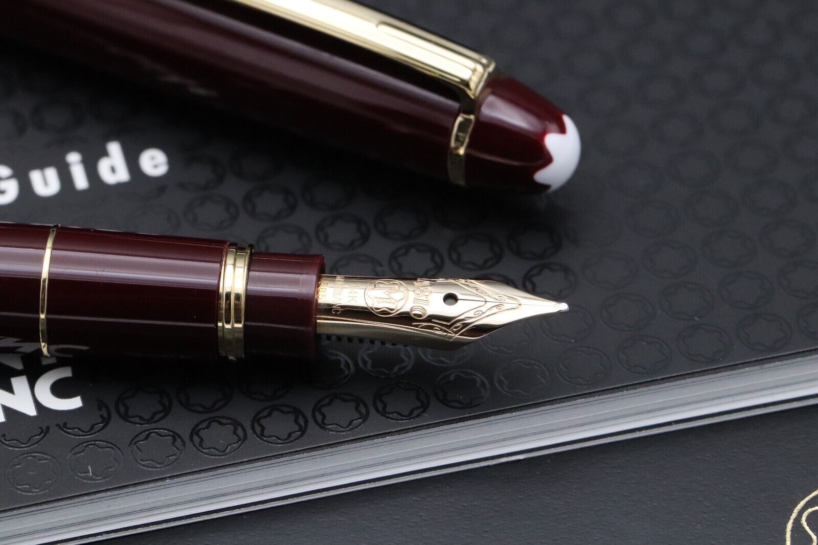 Montblanc Meisterstück 114 Mozart Bordeaux Fountain Pen - NEVER INKED image 2