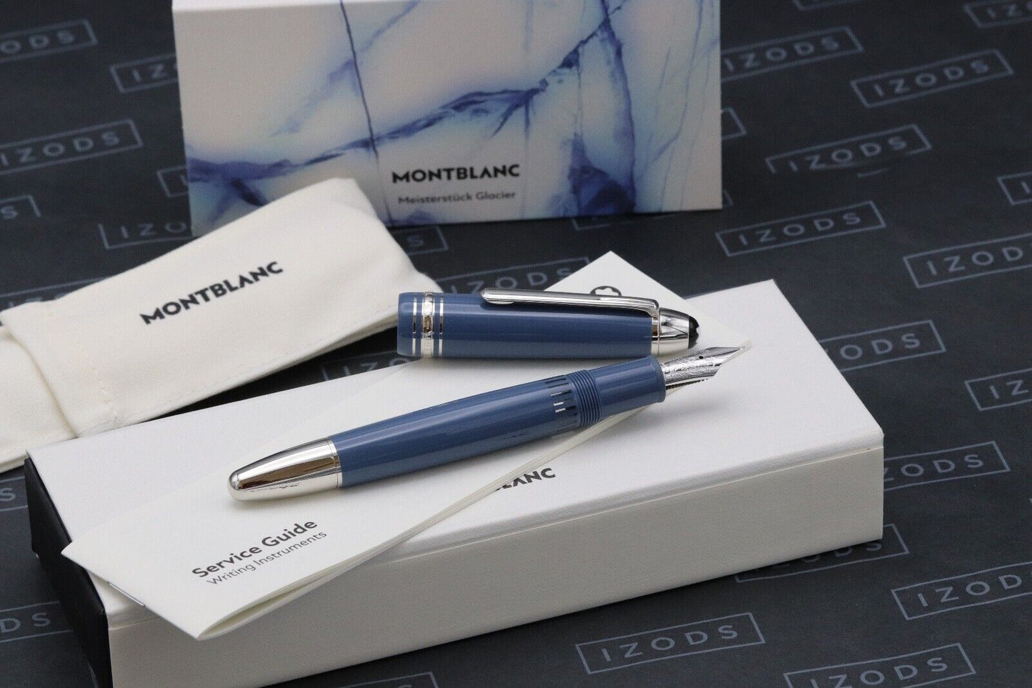Montblanc Meisterstuck 146 LeGrand Glacier Fountain Pen - DIPPED image 0