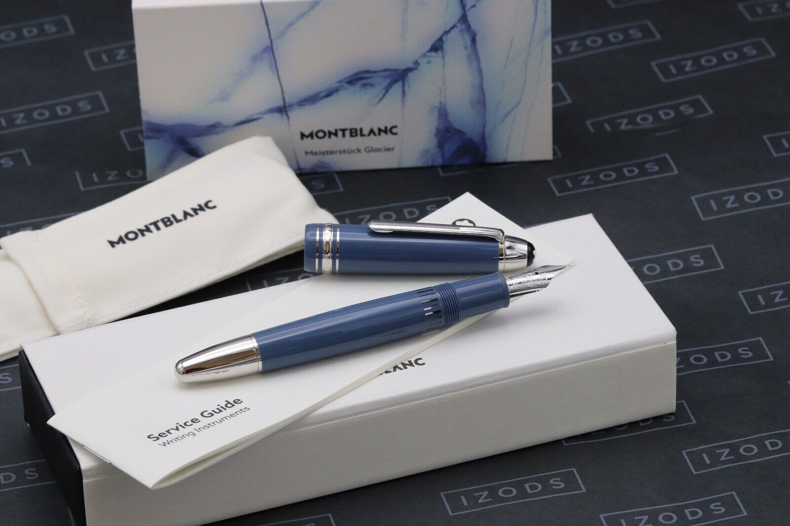Montblanc Meisterstuck 146 LeGrand Glacier Fountain Pen - DIPPED image 0