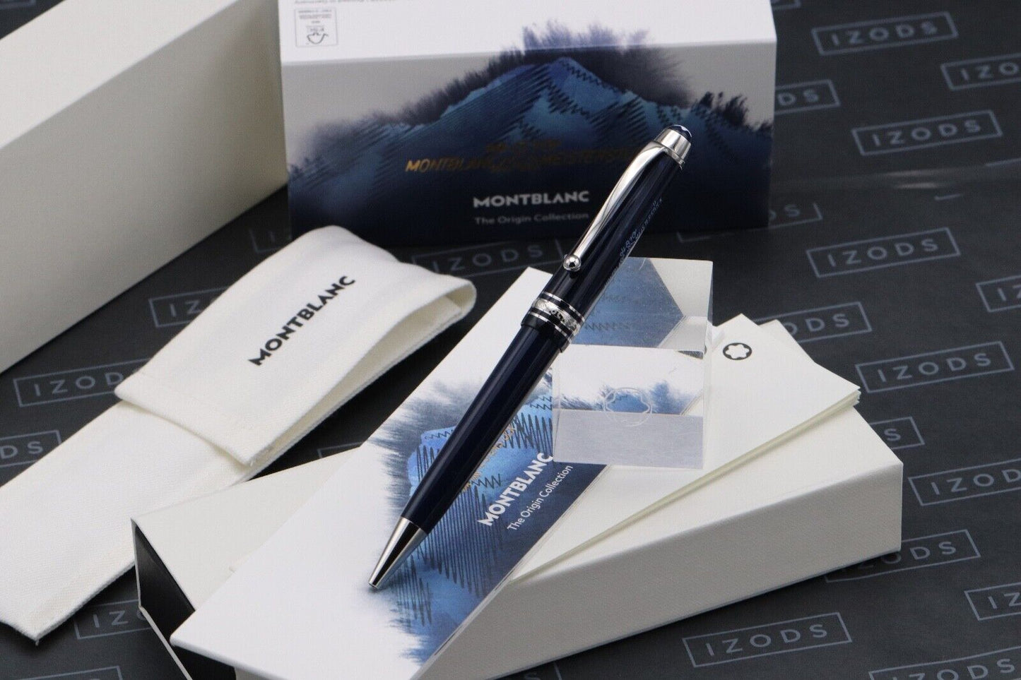 Montblanc Meisterstuck Midsize Origin Collection Blue Ballpoint Pen - UNUSED image 0