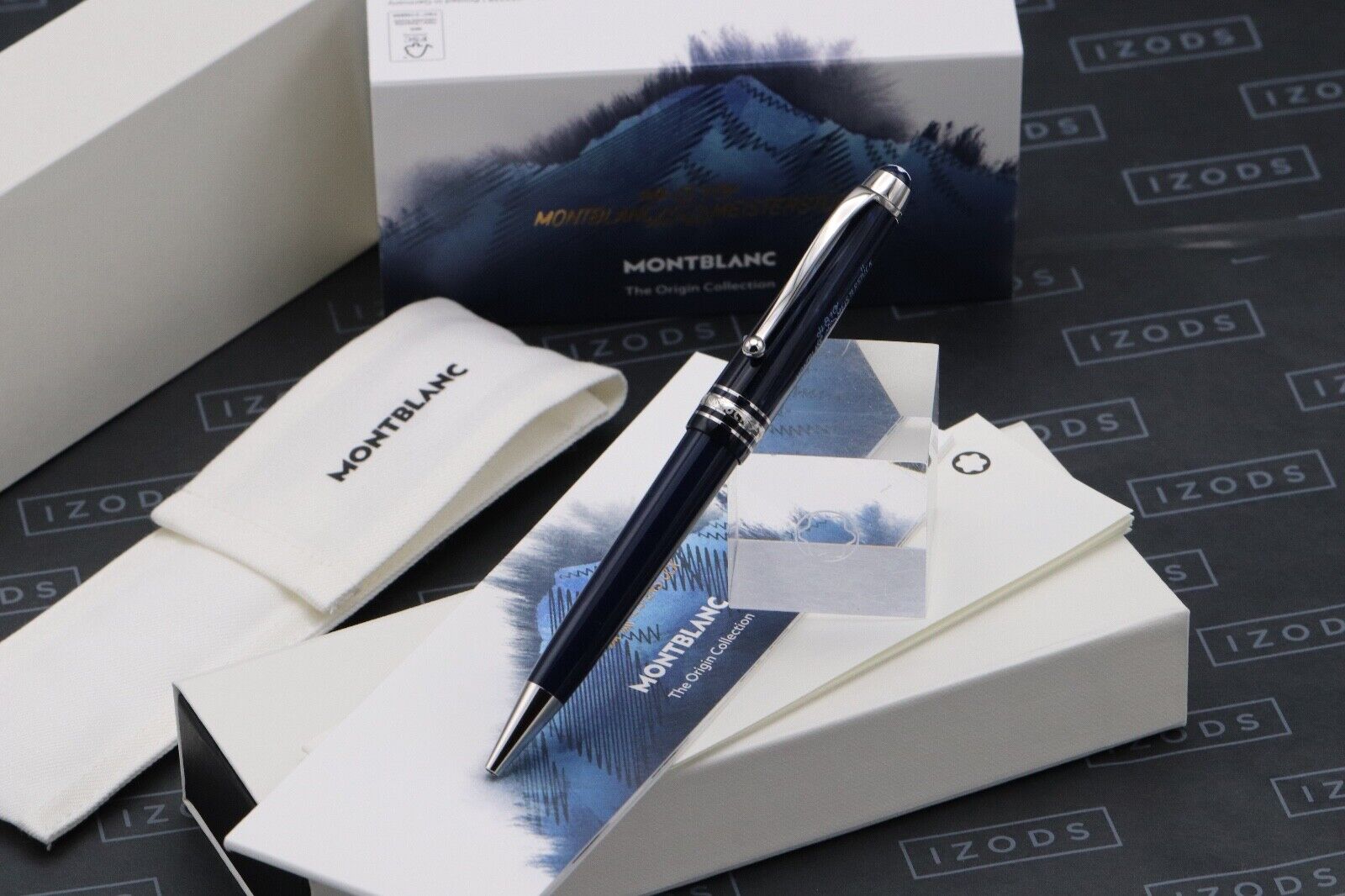 Montblanc Meisterstuck Midsize Origin Collection Blue Ballpoint Pen - UNUSED image 0