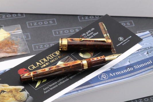 ASC Gladiatore Medio Arco Bronze Fountain Pen image 1